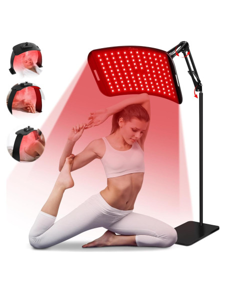 Lámpara de Terapia de Luz Roja LuxReyan 660nm 850nm con Soporte