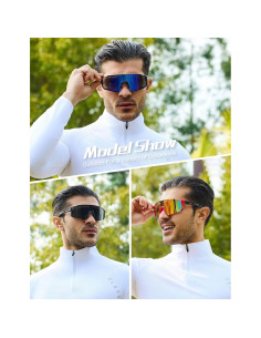 Gafas de Ciclismo Paulburry HD UV400 - Paquete de 3 Unidades 2