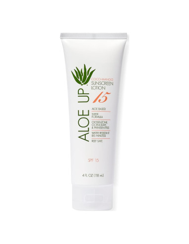Bloqueador Solar Aloe Up SPF 15 - 113.4 g - Aloe Vera y Coco-Mango