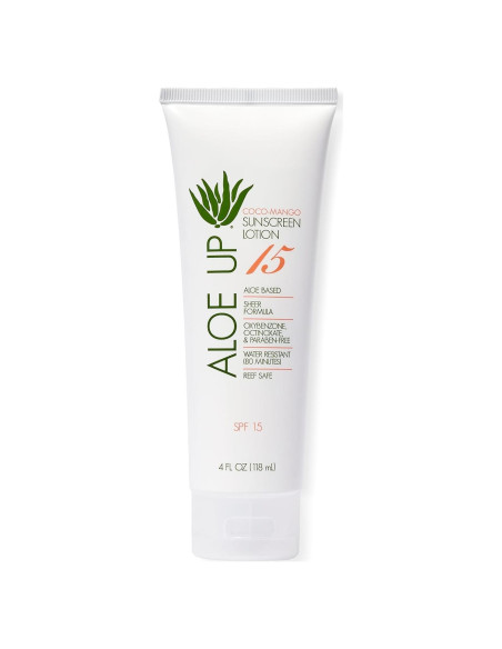 Bloqueador Solar Aloe Up SPF 15 - 113.4 g - Aloe Vera y Coco-Mango