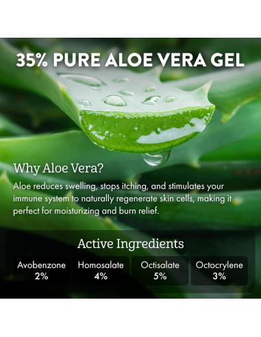 Bloqueador Solar Aloe Up SPF 15 - 113.4 g - Aloe Vera y Coco-Mango