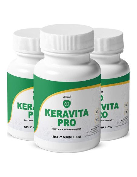 Keravita Pro - Suplemento Natural para Cabello y Uñas 60 Cápsulas