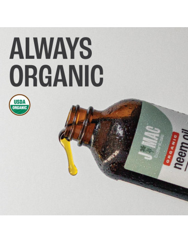 Aceite de Neem Orgánico J Mac Botanicals 118 ml Puro para Piel y Cabello