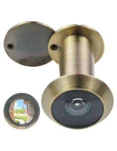 Mirilla de Puerta Earl Diamond Bronce Antiguo 200 Grados