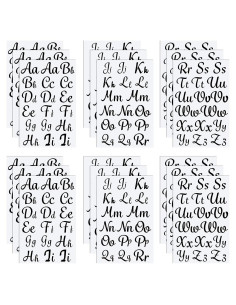 18 Letras de Planchar Outus en PU Negro para Manualidades