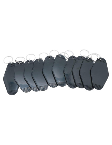 10 Llaveros Vintage en Blanco para Hotel Nwsrayu 8.89x4.45cm