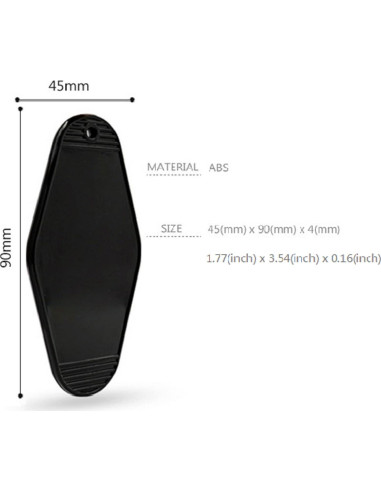 10 Llaveros Vintage en Blanco para Hotel Nwsrayu 8.89x4.45cm