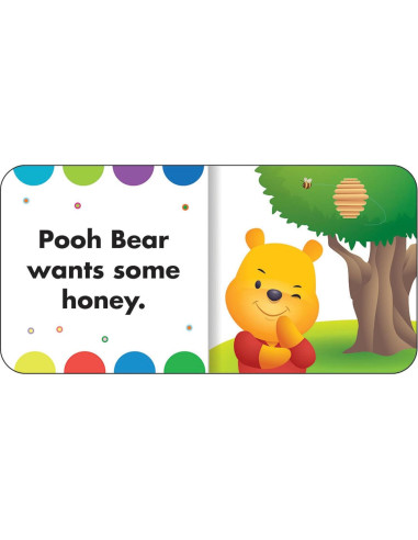 Disney Baby: Winnie the Pooh - My First Library - 12 Board Book Set - First Words, Counting, and More! - PI Kids