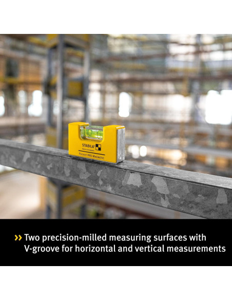 Nivel de Burbuja Magnético STABILA Pocket Pro 7cm