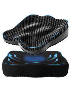 Cojín de Asiento Ergonómico Tsmertor para Silla - Alivio Ciática