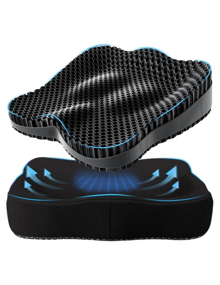 Cojín de Asiento Ergonómico Tsmertor para Silla - Alivio Ciática