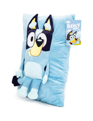 Almohada de Abrazo Bluey - Decorativa de Microfibra 38 cm