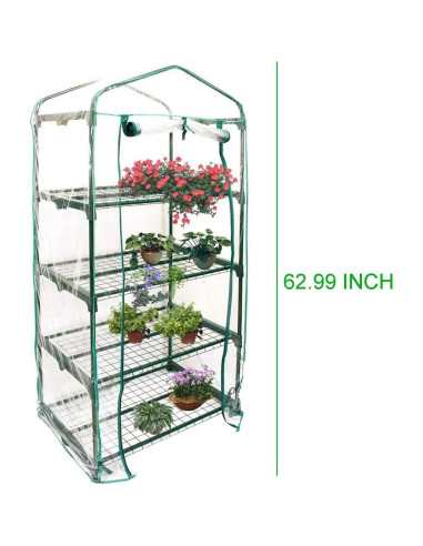 Mini Invernadero Portátil Together-life 68.6x48.3x160cm PVC Transparente