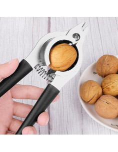 Cascanueces de Acero Inoxidable Sanchamy con 2 Picos - Negro 2