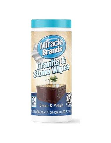 Toallitas Milagrosas para Granito y Piedra - 30 Unidades