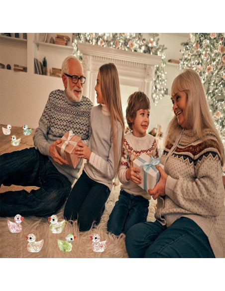 Paquete de 36 Patitos Miniatura de Resina Brillantes Paquete de 36 Patitos Miniatura de Resina Brillantes