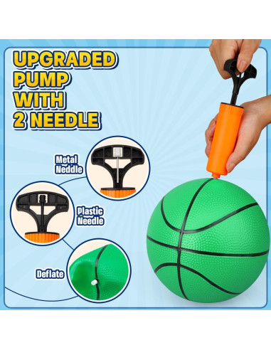 Balón de Baloncesto Suave LNCOJOLM 21.8 cm para Niños