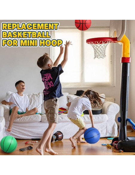 Balón de Baloncesto Suave LNCOJOLM 21.8 cm para Niños