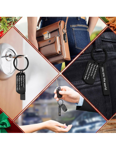 30 Etiquetas de Llave Grabables Gisafai en Acero Inoxidable