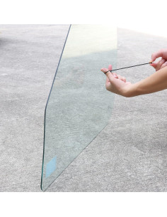 Pulsera Rompe Ventanas ECBANLI 2PCS Negro Herramienta de Seguridad 2