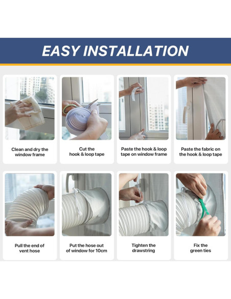 Kit de Ventilación de Ventana LOVIGA 420D Ajustable 23x102cm