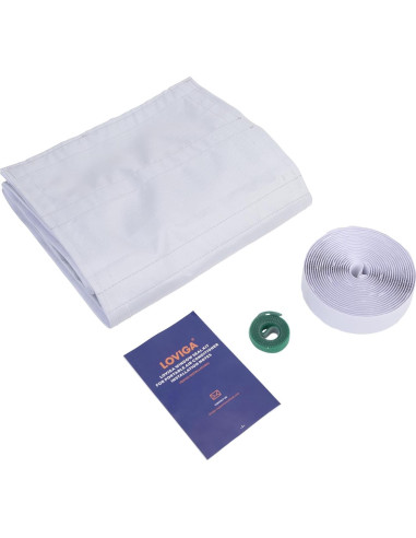 Kit de Ventilación de Ventana LOVIGA 420D Ajustable 23x102cm