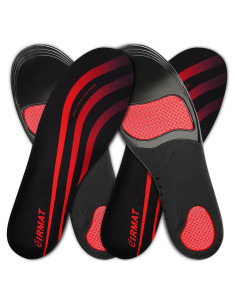 Plantillas Ortopédicas EIRMAT para Fascitis Plantar - 2 Pares - Negro