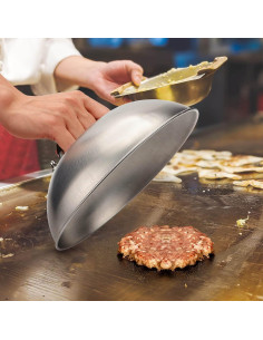 Kit de Prensa para Hamburguesas y Domo para Derretir Queso HULISEN 2