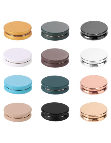 12 Alfileres Magnéticos Tinoaly para Hijab y Bufandas Color B