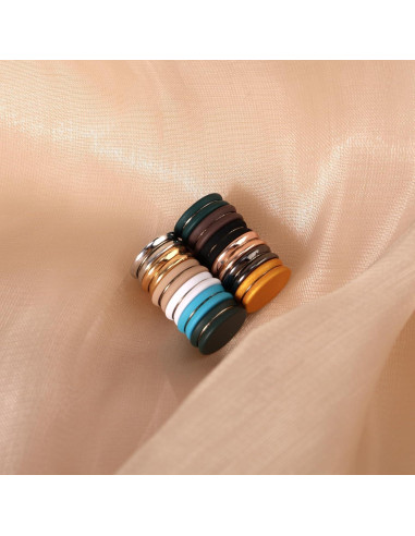 12 Alfileres Magnéticos Tinoaly para Hijab y Bufandas Color B