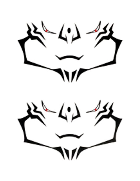 Pegatinas de Tatuaje Temporal Sukuna Jjk - 30.48x20.32cm Pegatinas de Tatuaje Temporal Sukuna Jjk - 30.48x20.32cm