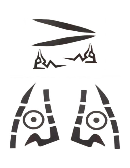 Pegatinas de Tatuaje Temporal Sukuna Jjk - 30.48x20.32cm Pegatinas de Tatuaje Temporal Sukuna Jjk - 30.48x20.32cm