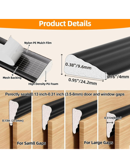 Cinta Sello Aislante Autoadhesiva Jywtleey 10 m Negro