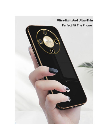 Funda Silicona TPU Honor Magic 6 Lite Shockproof Negra