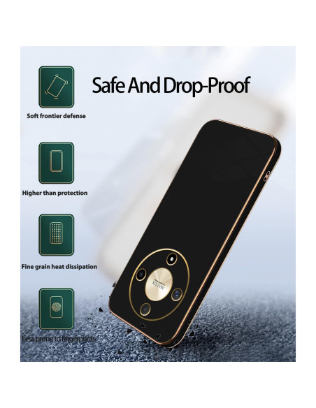 Funda Silicona TPU Honor Magic 6 Lite Shockproof Negra Funda Silicona TPU Honor Magic 6 Lite Shockproof Negra