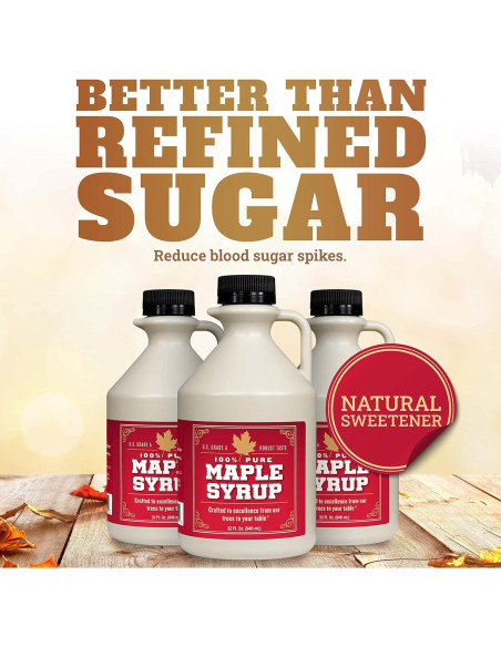 Jarabe de Arce Puro Grado A Oscuro 946 ml Lincoln County