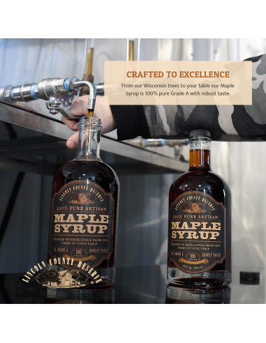 Jarabe de Arce Puro Grado A Oscuro 946 ml Lincoln County