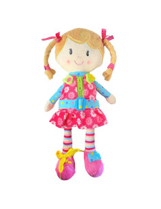 Muñeca de Peluche Sugar Snap 38 cm - Juguete Montessori para Vestirse