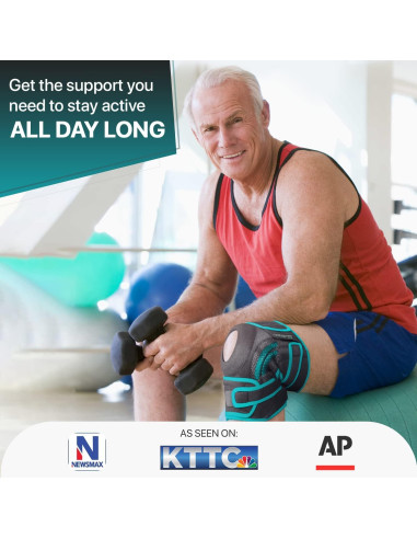 Rodillera DR. BRACE Elite con Estabilizadores y Gel - Pequeño