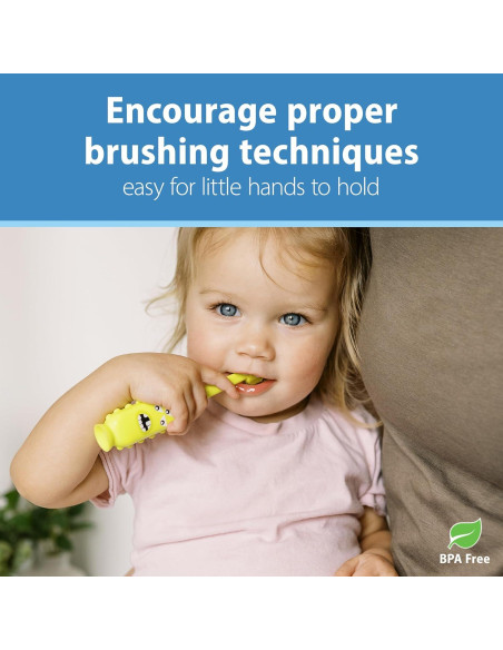 Cepillo de Dientes Dr. Brown's ToothScrubber Niños Verde 1-4 Años