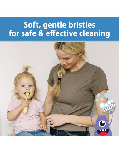 Cepillo de Dientes Dr. Brown's ToothScrubber Niños Verde 1-4 Años