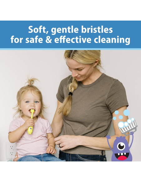 Cepillo de Dientes Dr. Brown's ToothScrubber Niños Verde 1-4 Años