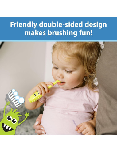 Cepillo de Dientes Dr. Brown's ToothScrubber Niños Verde 1-4 Años