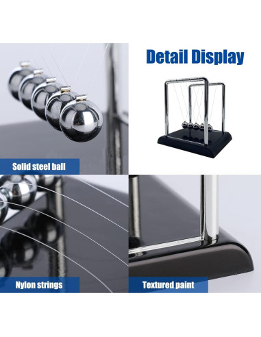 Péndulo de Newton BEWITU con 5 Bolas - Juguete Educativo