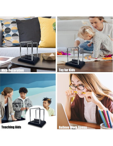 Péndulo de Newton BEWITU con 5 Bolas - Juguete Educativo