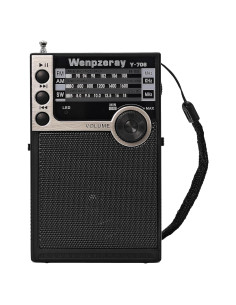 Radio Portátil AM FM SW Y-706 Wenpzeray - Compacta y Ligera