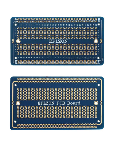 10 Pcs Placa de Circuito Impreso Soldable EPLZON 88.9x52.1mm Azul