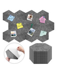 Paneles Acústicos de Corcho WEYCHEN 12 Piezas 30.48x25.4 cm