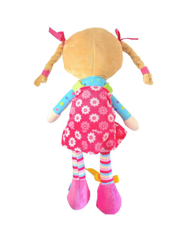 Muñeca de Peluche Sugar Snap 38 cm - Juguete Montessori para Vestirse