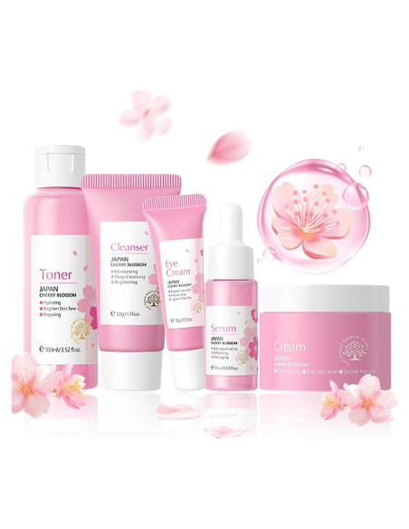 Juego de Cuidado de Piel Sakura 5 Piezas para Adolescentes
